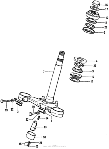 CB450 Траверса нижняя