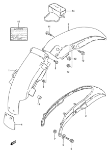 TS50 Заднее крыло