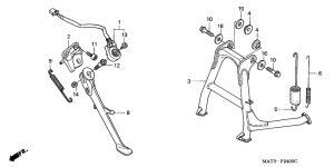 CBR1100XX Stand comp