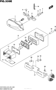 GSX-R1000 Rear Combination Lamp (Gsx-R1000Al6 E33)