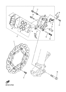 WR250X ﾌﾛﾝﾄﾌﾞﾚｰｷｷﾔﾘﾊﾟ