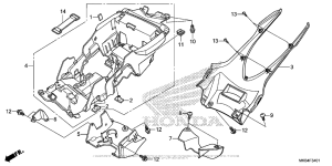 Заднее крыло