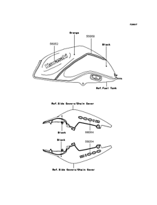 ZR1000 Наклейки