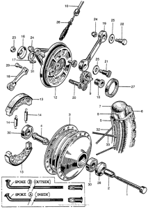 CT200 Переднее колесо