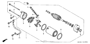 VTX1800F3 Стартер