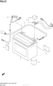 GSX1300R (ABS) Battery (Gsx1300Ral4 E03)