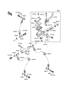 ZR400 Главный тормозной цилиндр