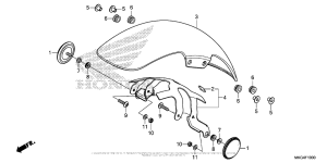 CMX500 Переднее крыло