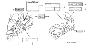 FES250 Лейбл предостережения