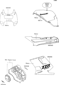 ZX1100 Decal(ebony)