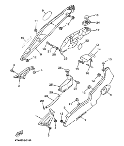 TZR50 Боковые обтекатели