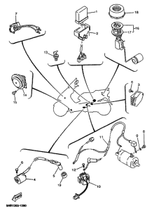 YP150D Электрика 1