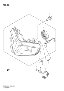 SV650 (ABS) Фара