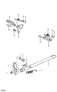 PE250 Stand - footrest