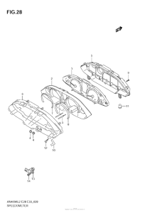 AN400 (ABS) Speedometer (An400Za L2 E28)