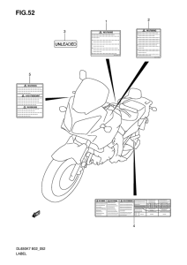 DL650 (ABS) Honda mark