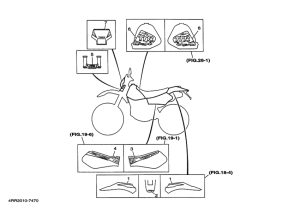 TT250R ｸﾞﾗﾌｲﾂｸ. ｴﾝﾌﾞﾚﾑ