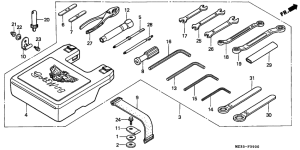 GL1500SE Инструмент