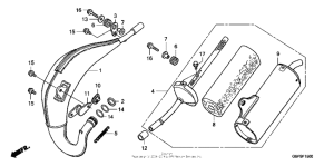 CR85R Расширительный бачок