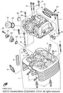 XT600EF Головка цилиндров