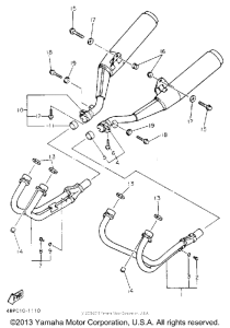 XJ600SE Выхлопная система