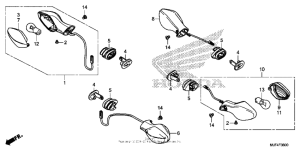 CTX700N DCT Задний фонарь