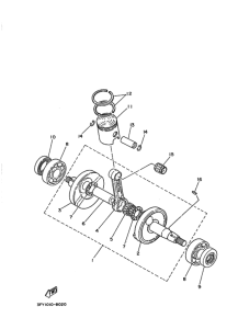 TDR50 ｸﾗﾝｸｼﾔﾌﾄ. ﾋﾟｽﾄﾝ