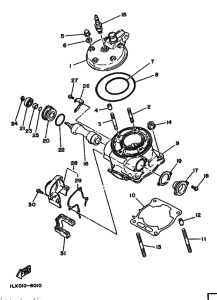 YZ125S Цилиндр