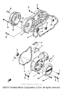 XS850LH Боковые крышки