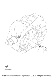 XVS950CUSP Масляный фильтр