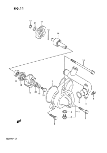 TS200 Водяная помпа