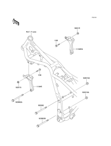 EL250 Рама ,крепежные детали