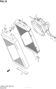 VZ800 Радиатор