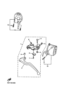 YZF-R6 Interruptor  manillar&palanc