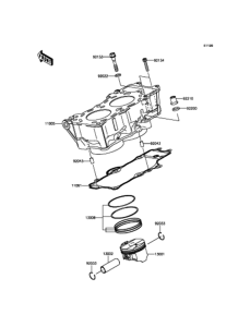 EX400 シリンダ / ピストン