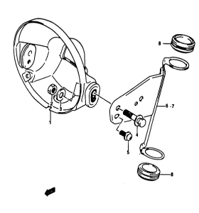 TV50 Фара головного света