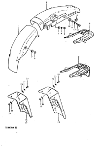 TS50 Заднее крыло