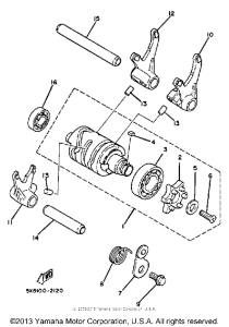 IT175J Shift cam-fork
