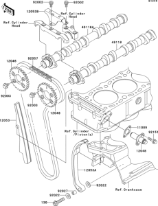 ZR1200 Распред вал