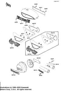 KZ1100 Наклейки