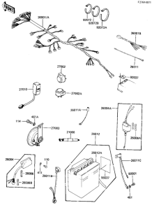 KZ1000 Электрика