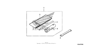 CRF100F Инструмент