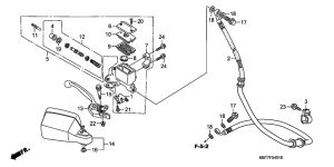 XL1000V (ABS) Fr. brake master cylinder