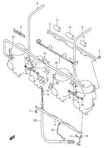 GSX750 Карбюратор fittings