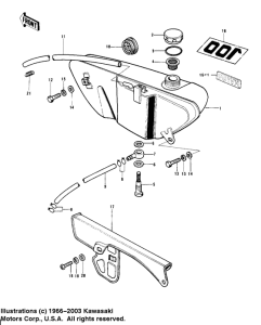 KV100 Oil tank / chain cover