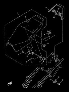TZR50 Сиденье