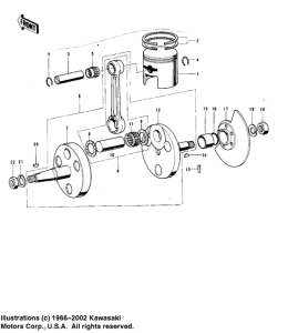  Crankshaft / piston / rotary valve