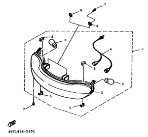 XC125K Поворотники