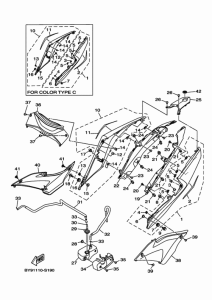 YZF-R3A Боковые обтекатели