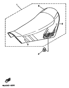 TY250R TY250 Пружина